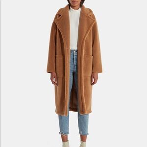 NEW, Never Been Worn Billie the Label Brontë Faux Shearling Teddy Coat